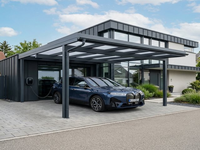 Maßgefertigter Aluminium-Carport in Fritzlar